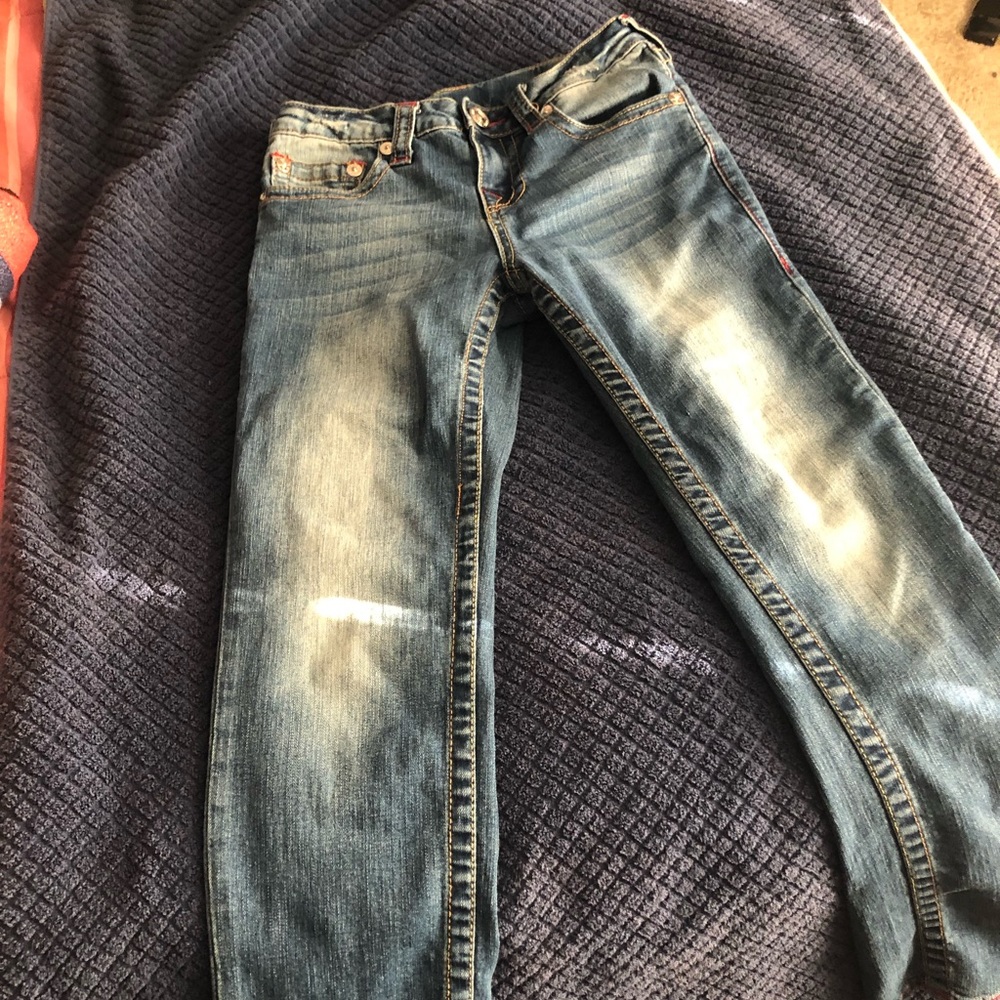 Size 8 boys True Religion Jeans